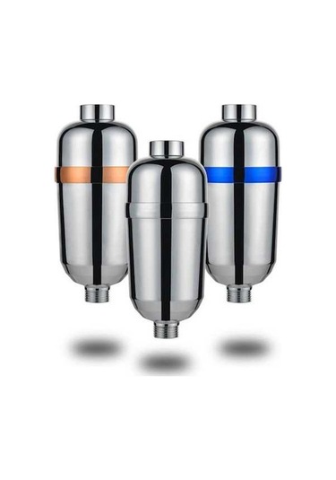 Novahub 15 Aşamalı Duş Filtresi - Klor Ve Ağır Metal Giderme, Sağlıklı Su İçin Gümüş Bağlantı Duş Filtresi Gümüş