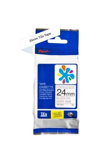 Brother Tze-s251 Muadil Beyaz Lamine Etiket 1 Adet