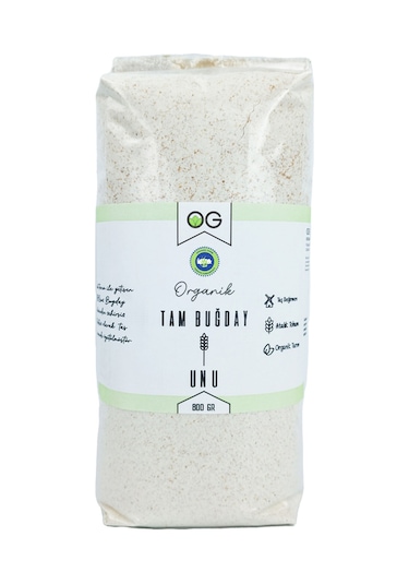 OG natural Organik Tam Buğday Unu 800 G