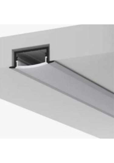 Led Kanal Profil Alüminyum Sıva Altı Kasa 1 Metre 2185 Sa 40x48mm Opak Pleksi Yan Kapak Ve Yay Dahil