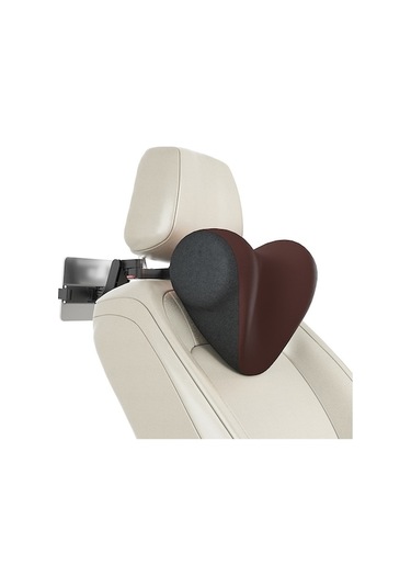 Rogfer A09 Araba Koltuğu Kafalık Hafızalı Köpük Rahat Boyun Yastığı, Stil: Ayaklı Kahve Diğer