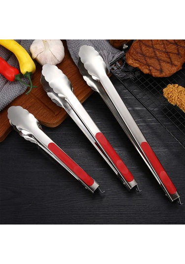 Xiyyadms 22cm Çelik Gıda Kırpıcı, Isıya Dayanıklı, Anti Kayma, Barbekü, Bufet, Steak İçin Ev Ofis Mutfak Gereci Diğer