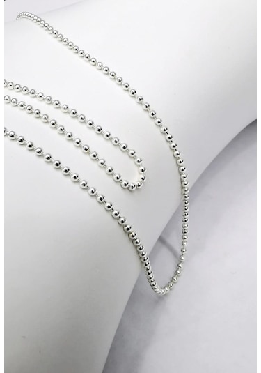 Omar Silver Unisex Top Tırnak Makası 1,9 MM Gümüş Kolye Zincir