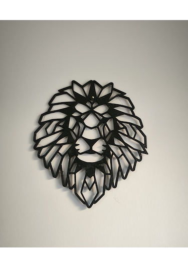 Dekoratif Aslan Model Duvar Dekoru - Aslan Kafası Duvar Süsü