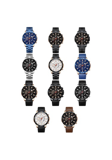 Sones Skmeı 2010 Çok Fonksiyonlu Erkek 50m Su Geçirmez Işıklı Dijital Kol Saati Altın