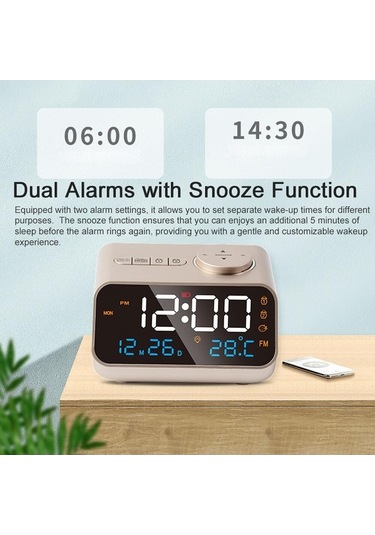 Wondernest Vе Sıcaklık Saat Radyolu No.6645 Likеn Fonksiyonlu Fm Çok Çalar