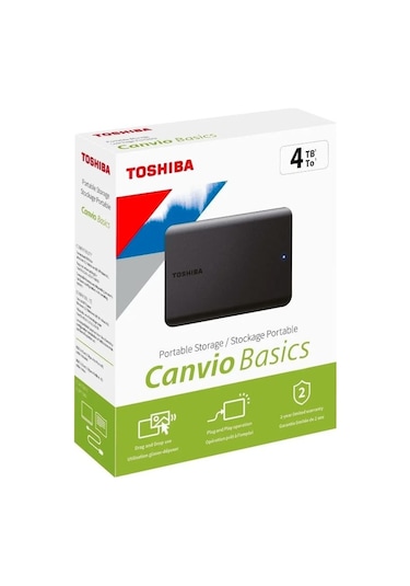 Toshiba HDTB440EK3CA Canvio Basics 4 TB 2.5" USB 3.0 Taşınabilir Disk