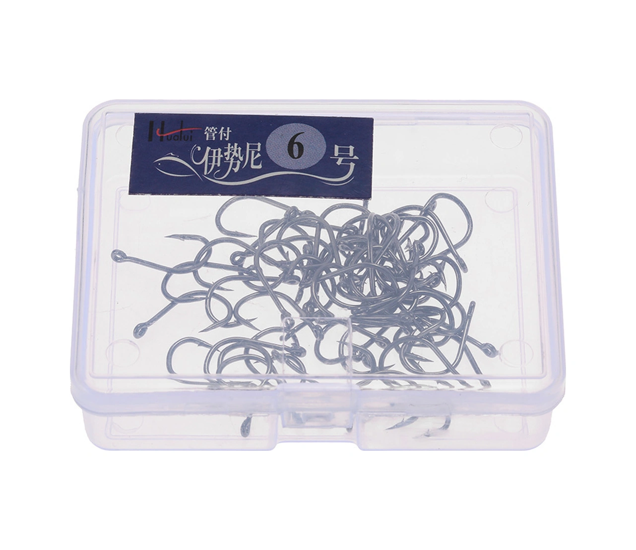 Dianziye Karbon Çelik Ise Ni Okuçaklı Olta İğnesi, 40 Adet Kutulu, Dayanıklı Ve Güçlü, 6 Numara