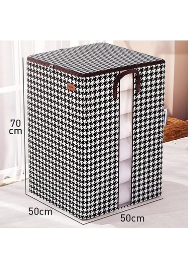 Unimarket Kapaklı Saklama Kutuları Jumbo Fermuarlı Ve Saplı Katlanabilir Saklama Çantası Dokunmamış Giysiler Dolap Için Taşınabilir Gardırop Sıralama King Yorgan Battaniye Düzenleyiciler 1rıa1f