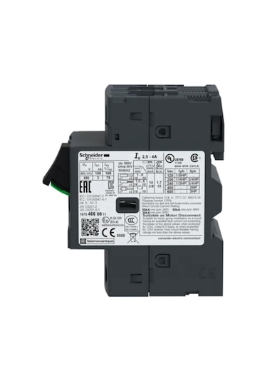 Schneider Electric Tesys Deca Gv2Me08 Motor Koruma Şalteri (2,5A-4A)