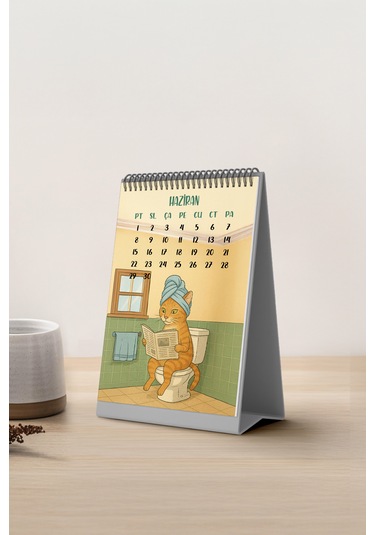 Köpek Tasarım 2026 Masa Takvimi Pytktkv027