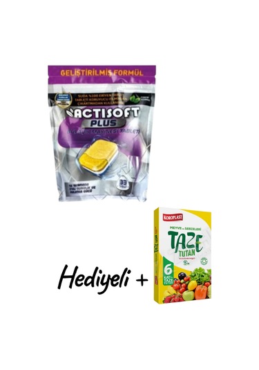 Actisoft Plus Bulaşık Makinası 33'lü Tablet 33 Yıkama