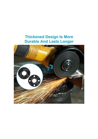 Pazly 5 Parçalı Çelik Öğütücü Seti, Açılı Öğütücü Bakımı, Flanş Kilit Somunu