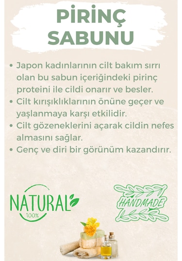 Kabak Lifli El Yapımı Doğal Ballı Pirinç Sabunu 120 G