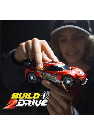 Silverlit Exost Build 2 Drive Kumandalı Yarış Aracı Kiti - Kırmızı