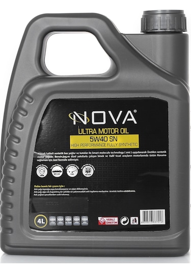 Nova 5W-40 Apı: Sn Acea: A3/B4 Motor Yağı 4 L