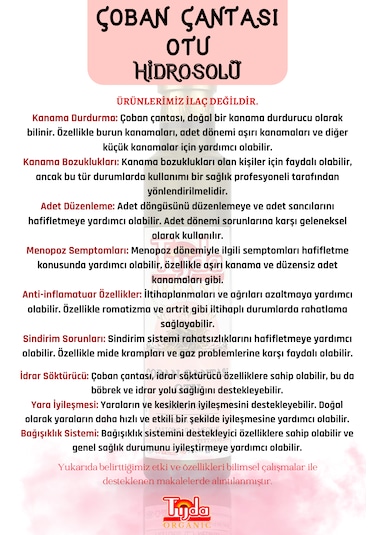 Çoban Çantası Capsella Bursa-pastoris L. Medikus Hidrosolü 25