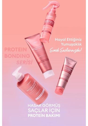 Yoğun Onarıcı Ve Isı Koruyucu Bakım Kremi Kundal Protein Bonding Treatment 250ml Violet Muguet