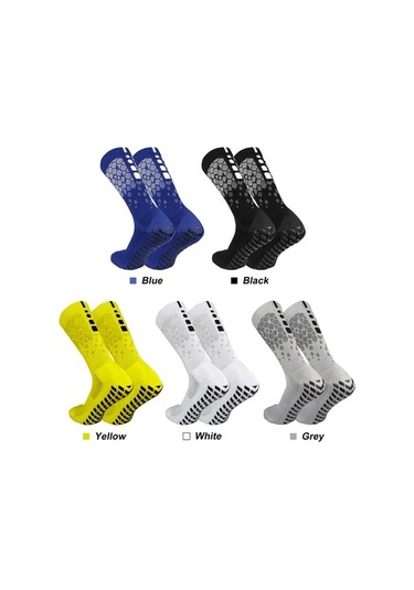 Willowhaven Erkek Kadınlar İçin Kaymaz Futbol Çorapları - Yoga Ve Spor Salonu İçin T, Kaliteli Chinlon Ve Spandex Sarı