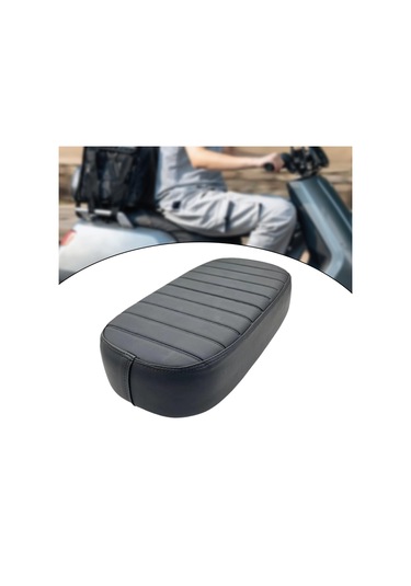 Homyl Bisiklet Aksesuarları Deri Yumuşak Yolcu Sele Yetişkin Siyah