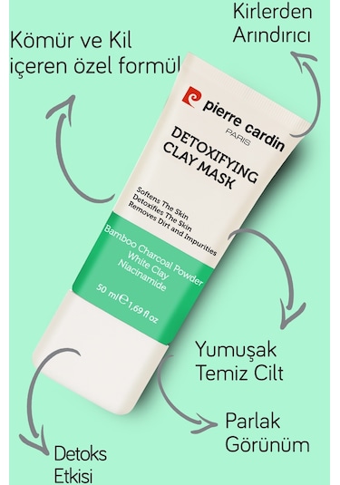 Pierre Cardin Gözenek Arındırıcı Yüz Bakım Maskesi 50 ML