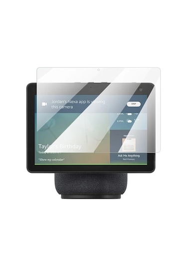 Amazon Ev Echo Show 8 Uyumlu Body Şeffaf Ekran Koruyucu Nano Jelatin