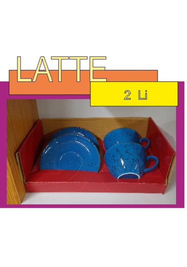 Konak Züccaciye Kahve 2.li Fincan Takımı Dijital mavi