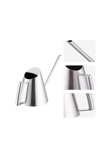 Lemestar 400ml Paslanmaz Çelik Uzun Damak Sulama Kasa - Ev Bitkileri, Balkon Ve Bahçe İçin Dayanıklı Ve Pratik