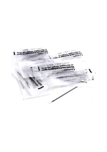 5 Adet Steril Delme İğneleri Paslanmaz Çelik Diş Açma Takı İçin Keskin Bir Kerelik Delme İğneleri A Çok Renkli