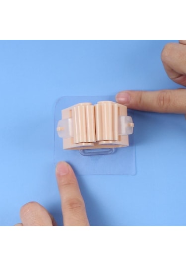 Yeşil Paspas Kanca Raf Banyo Aksesuarları Duvara Monte Raf Organizatör Süpürge Tutucu Askı Duvarlar Mutfak Depolama Aracı Yeşil