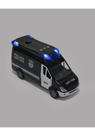 Sesli Ve Işıklı Polis Swat Ekip Aracı
