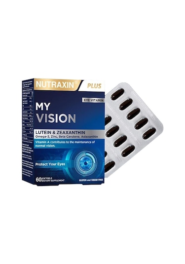 Nutraxin Plus My Vision Lutein Zeaksantin 60 Kapsül