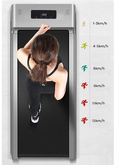 Relax Uzaktan Kumandalı Katlanabilir Portatif Yürüme ve Koşu Bandı - 12 KM Hız