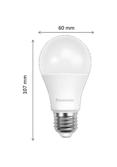 Panasonic 8.5W E27 4000K Günışığı Led Ampul