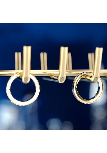 TEKNOTEL TAKI AKSESUAR STANDI DEKORATİF ORGANİZER GOLD EG210