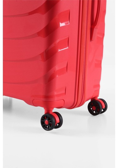 Ççs 5263 Polipropilen Battal Boy Valiz Kırmızı