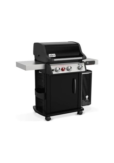 Weber Spirit Epx-325 S Gbs Smart Gazlı Barbekü 3 Brülör Xl Sear Zone Weber Connect-176 Siyah