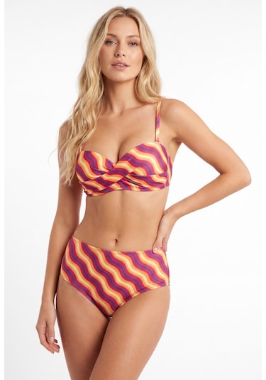 Nbb Bayan Yüksek Bel Bikini Mayo 51671 Çok Renkli