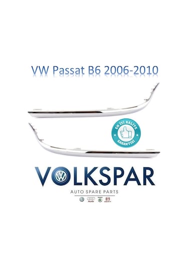 Vw Passat B6 Arka Tampon Nikelaji 2006-2010 3C5807459A 3C5807460A 324638693