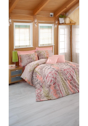 Eponj Home Eponj Home Urla Çift Kişilik Nevresim Seti Bej