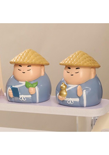 Suntek Küçük Figür Heykel Koleksiyon Reçine Süsleme 5,9x5,7x6,6 Cm