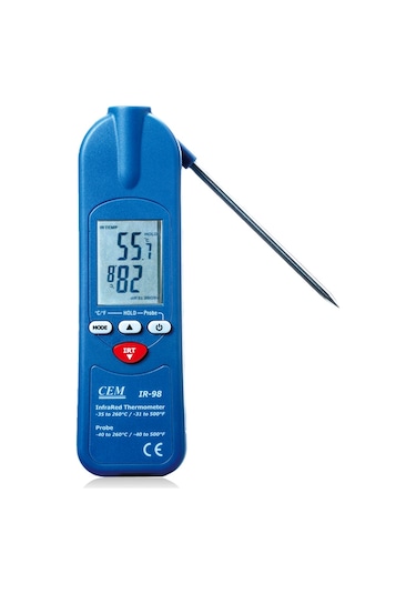 Cem Ir98 Lazerli Ve Problu  Termometre