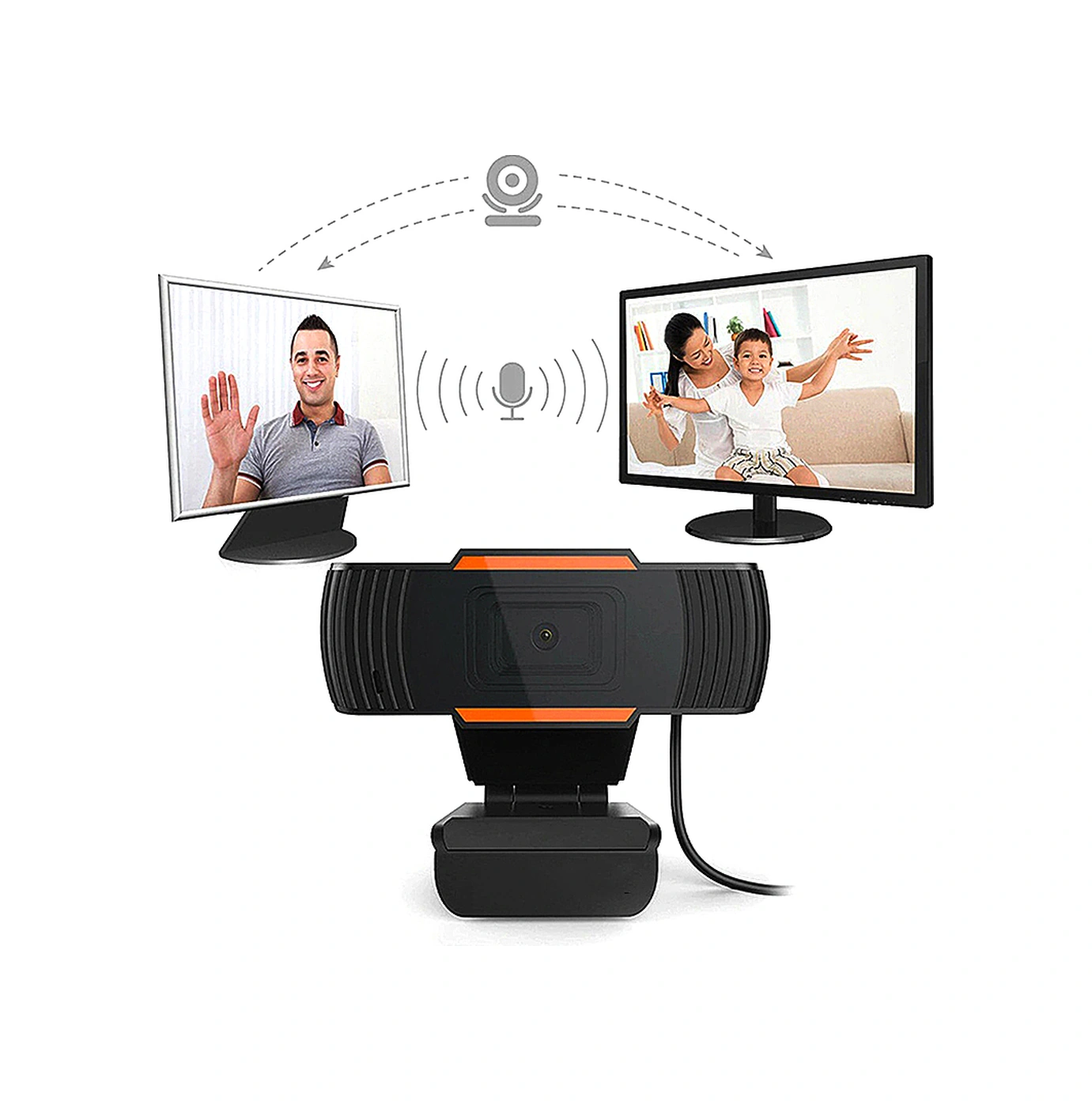 Qingmipy 1080p Hd Webcam Mikrofonlu: Canlı Yayın,网课, Toplantı Ve Video Konuşma İçin Plug & Play, Sürücü Gerektirmeyen Bilgisayar Kamerası