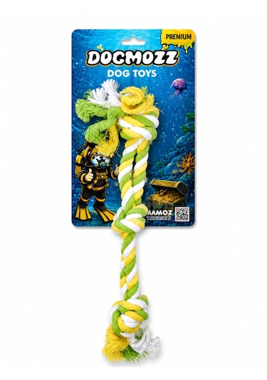 Dogmozz Premium 3 Düğümlü 2'li Diş Kaşıma İpi 30cm