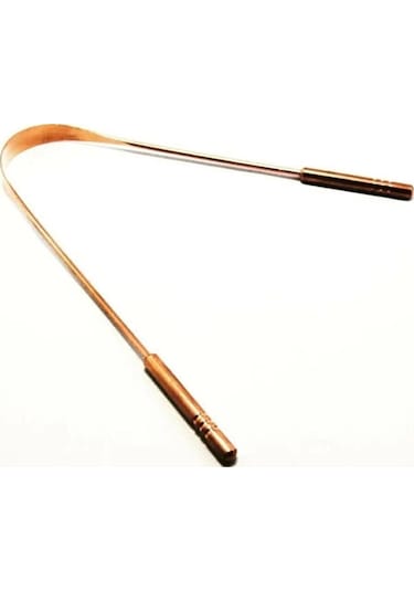 İsgstore Dil Temizleyici Bakır Ağız Bakım Fırçası Dil Plak Temizleme Dil Sıyırıcı