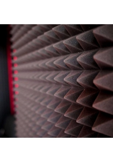 Akustik Piramit Sünger 100x100cm Yapışkanlı Ses Yalıtım Süngeri