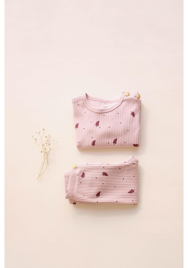 Grape Bebek Alt Üst Takım Lila