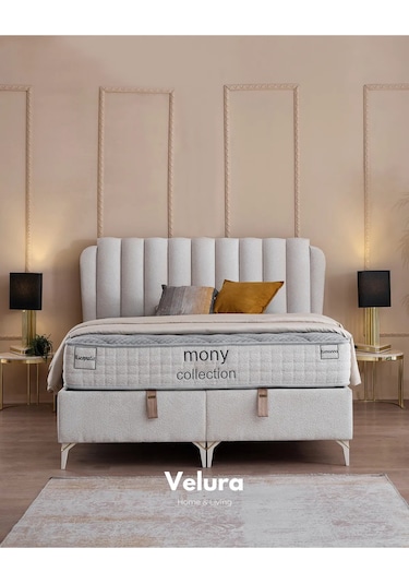 Viscopratic Tek Kişilik Yatak Baza Başlık Seti 140 X 200 140 x 200 CM