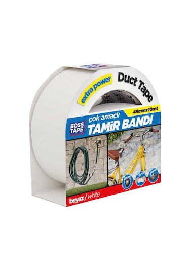 Duct Tape Tamir Bandı Beyaz - 48Mmx10Mt