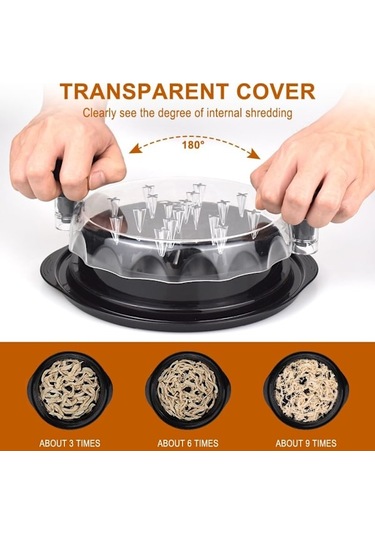 Tavuk Kıyma Makinesi, Fırça Ve Silikon Plakalı Tavuk Eti Kıyma Makinesi, Domuz Eti Ve Sığır Eti İçin Kırmızı Tavuk Kıyma Makinesi Siyah